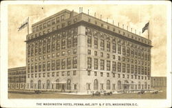 The Washington Hotel, Penna Ave., 15th & F Sts. Postcard