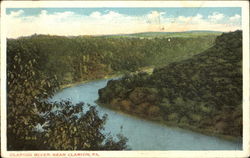 Clarion River Pennsylvania Postcard Postcard