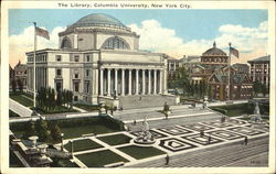 The Library, Columbia University Postcard