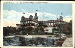 The Crossmon From Pier, Alexandria Bay Thousand Islands, NY Postcard Postcard