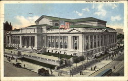 Public Library Postcard
