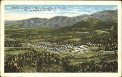 Bird's Eye View Of Black Mountain Asheville, NC Postcard Postcard