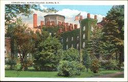 Cowles Hall, Elmira College Postcard