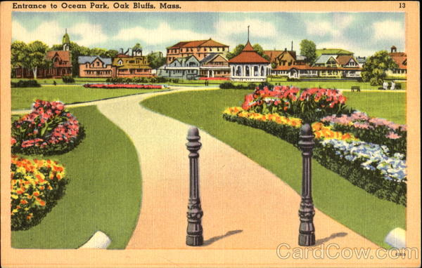 Entrance To Ocean Park Oak Bluffs Massachusetts