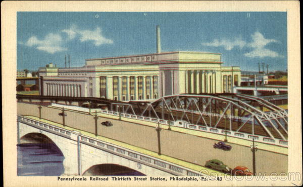 Pennsylvania Railroad Thirtieth Street Station Philadelphia