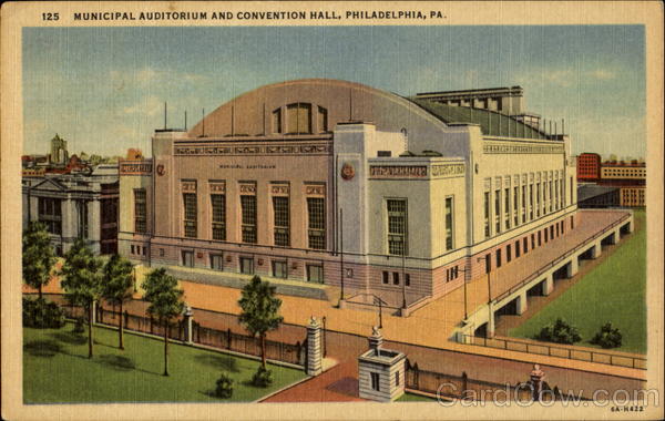 Municipal Auditorium And Convention Hall Philadelphia Pennsylvania