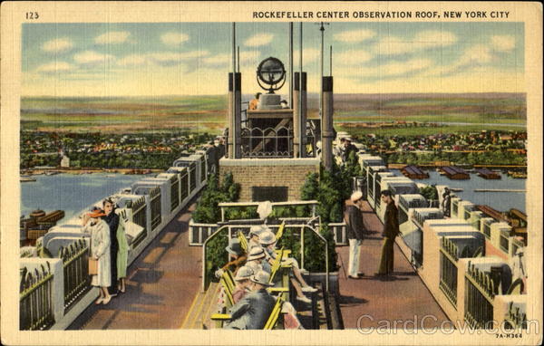 Rockefeller Center Observation Roof New York City