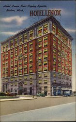 Hotel Lenox, Near Copley Square Boston, MA Postcard Postcard