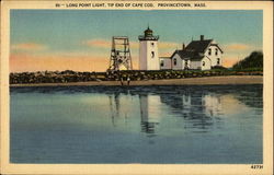 Long Point Light, Cape Cod Postcard
