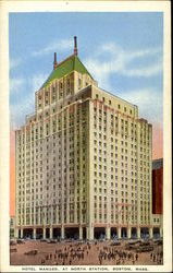 Hotel Manger At North Station Postcard