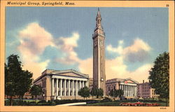 Municipal Group Postcard