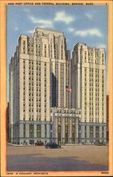 New Post Office And Federal Building Boston, MA Postcard Postcard