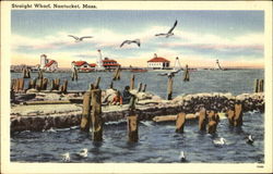 Straight Wharf Postcard