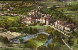 Aerial View College Of Chestnut Hill, Chestnut Hill Postcard