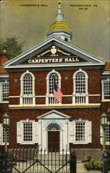 Carpenters Hall Postcard