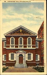 Carpenters Hall Postcard