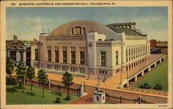Municipal Auditorium And Convention Hall Postcard