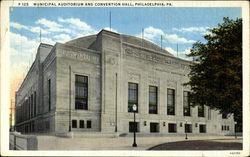 Municipal Auditorium And Convention Hall Postcard