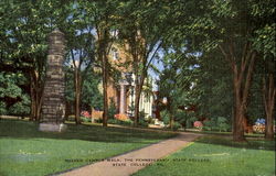 Shaded Campus Walk, The Pennsylvania State College Postcard Postcard