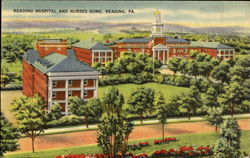 Reading Hospital And Nurses Home Pennsylvania Postcard Postcard