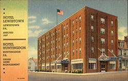 Hotel Lewistown Postcard