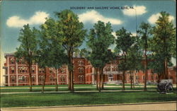 Soldiers And Sailors Home Erie, PA Postcard Postcard