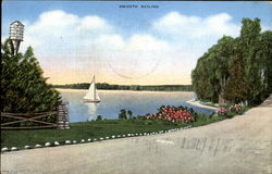 Smooth Sailing Scenic, PA Postcard Postcard