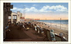 Boardwalk From Marlborough-Blenheim Sun Deck Postcard