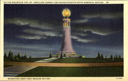 Massachusetts State Memorial Beacon Postcard