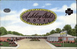 Ashley Oaks Motel, U. S. 41 North Side Valdosta, GA Postcard Postcard