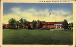 U. S. Veterans Hospital No. 48 Atlanta, GA Postcard Postcard