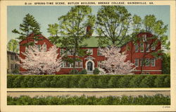 Spring-Time Scene Butler Building, Brenau College Postcard