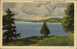 Lake Bomoseen In The Green Mts. Postcard