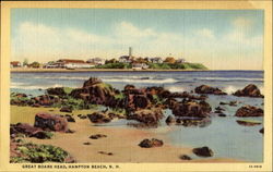 Great Boars Head Hampton Beach, NH Postcard Postcard