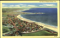Air View Of Hampton Beach Postcard