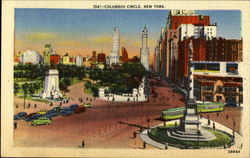 Columbus Circle New York, NY Postcard Postcard