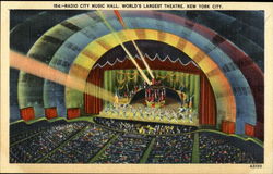 Radio City Music Hall New York, NY Postcard Postcard