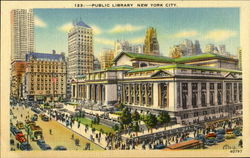 Public Library Postcard