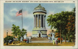 Soldiers And Sailors Monument, 89th Street and Riverside Drive Postcard