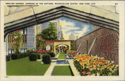 English Garden New York, NY Postcard Postcard