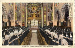 Perpetual Adoration Chapel Clyde, MO Postcard Postcard