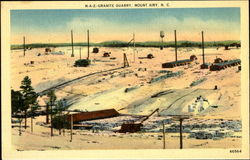 Granite Quarry Mount Airy, NC Postcard Postcard