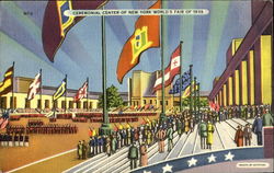 Ceremonial Center Of New York World's Fair Of 1939 Postcard