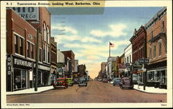 Tuscarawas Avenue Barberton, OH Postcard Postcard