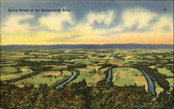 Seven Bends Of The Shenandoah River Scenic, VA Postcard Postcard