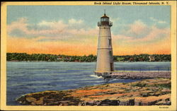 Rock Island Light House Thousand Islands, NY Postcard Postcard