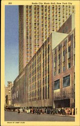 Radio City Music Hall Postcard