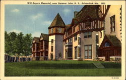 Will Rogers Memorial Saranac Lake, NY Postcard Postcard