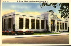 U. S. Post Office Patchogue, NY Postcard Postcard