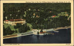 Airplane View Of The Fort William Henry Hotel Postcard